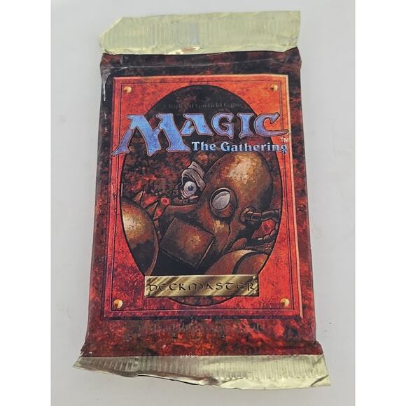 Magic The Gathering Deckmaster 4th Edition Booster Pack 15 Cards Sealed - Picture 1 of 6
